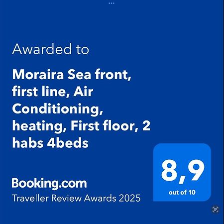 Moraira Sea Front, First Line, Air Conditioning, Heating, First Floor, 2 Habs 4Beds Luaran gambar