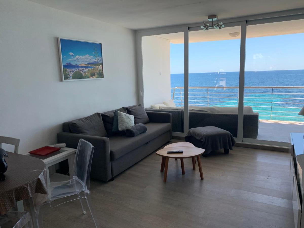 Moraira Sea Front, First Line, Air Conditioning, Heating, First Floor, 2 Habs 4Beds Luaran gambar